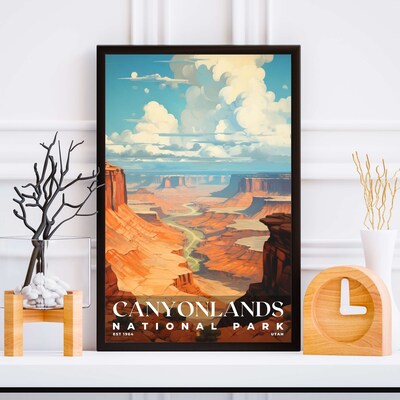Canyonlands National Park Poster, Travel Art, Office Poster, Home Decor | S6 - image5